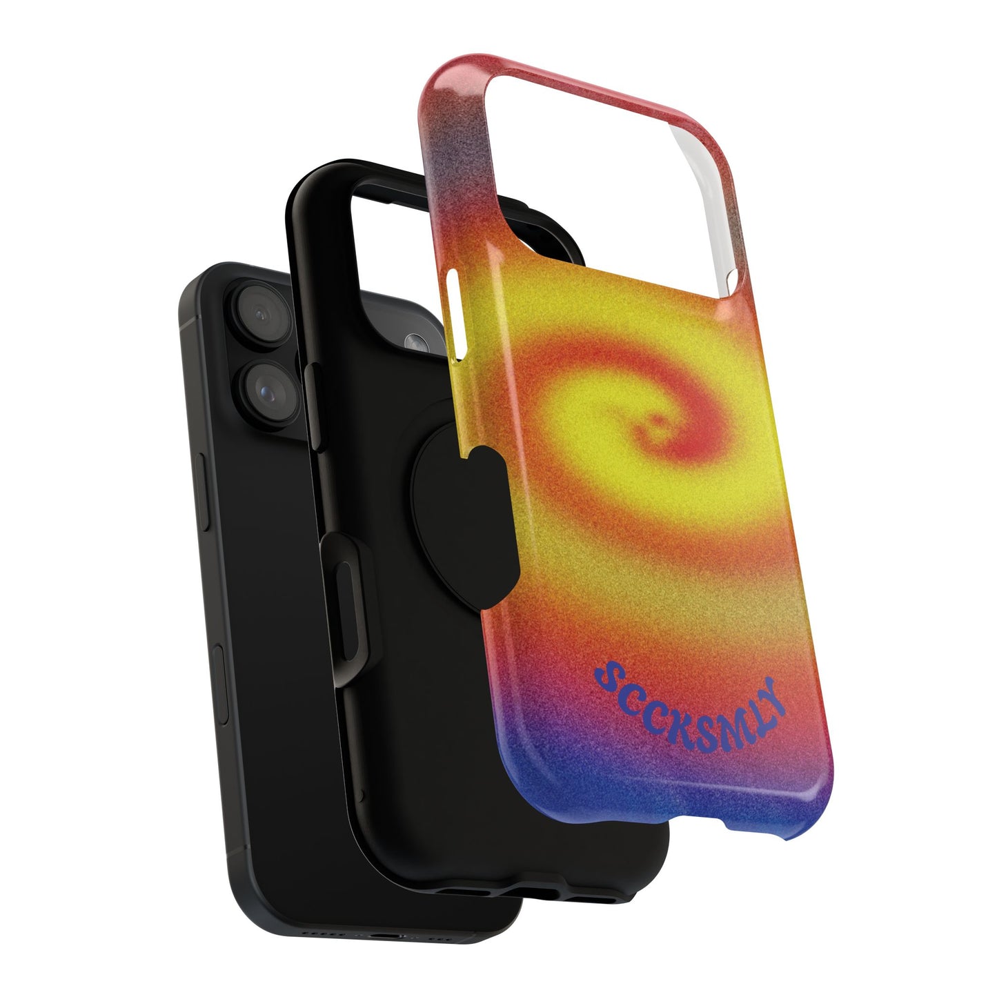 Toxic Spiral Tough Phone Case for Apple