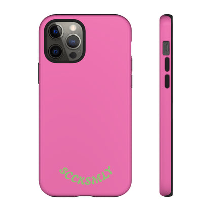 SOLID Sweet Static Pink Tough Case for Apple