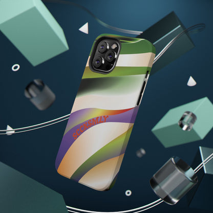 Green Waves Phone Case for Apple