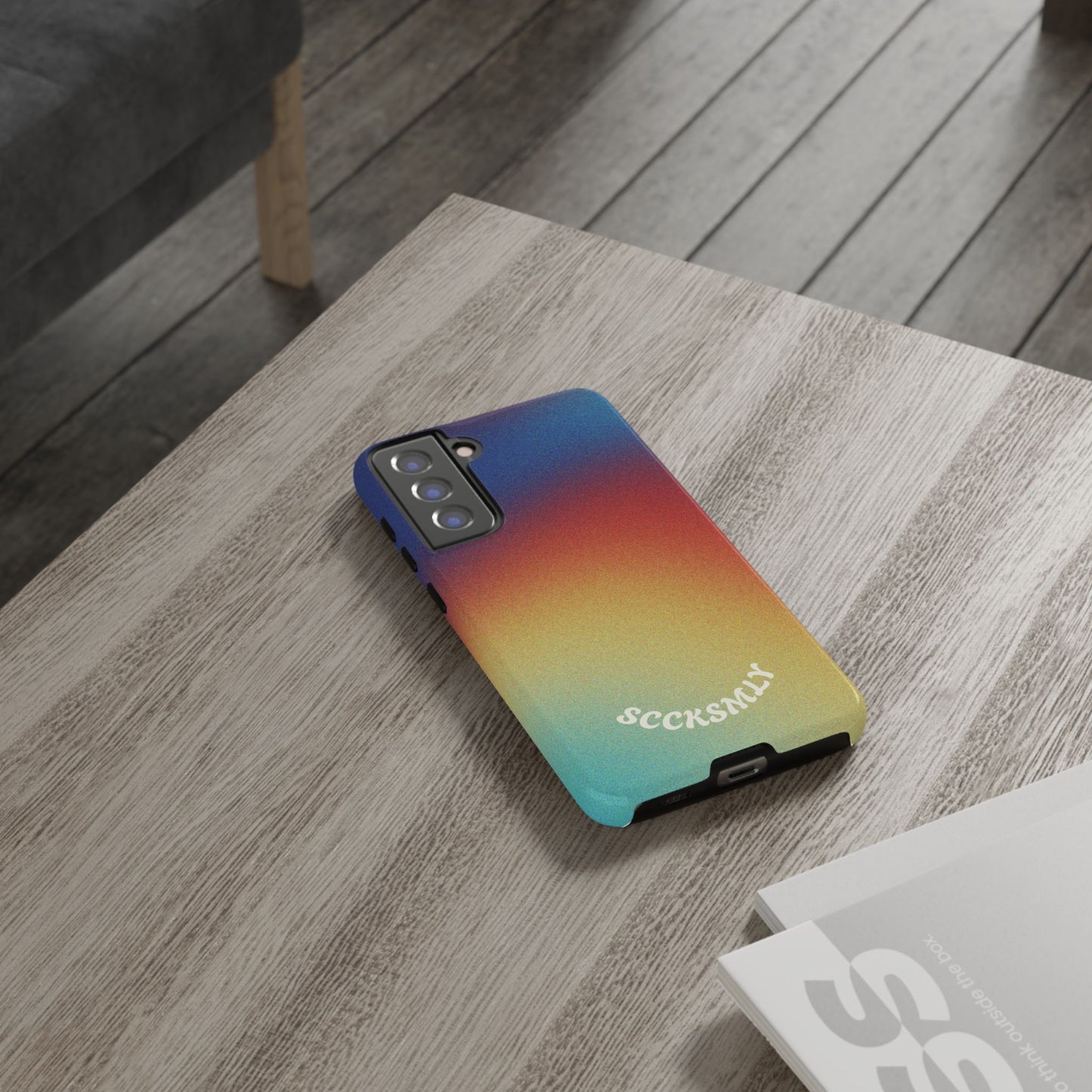 Faded Sunset Aura Tough Phone Case for Samsung