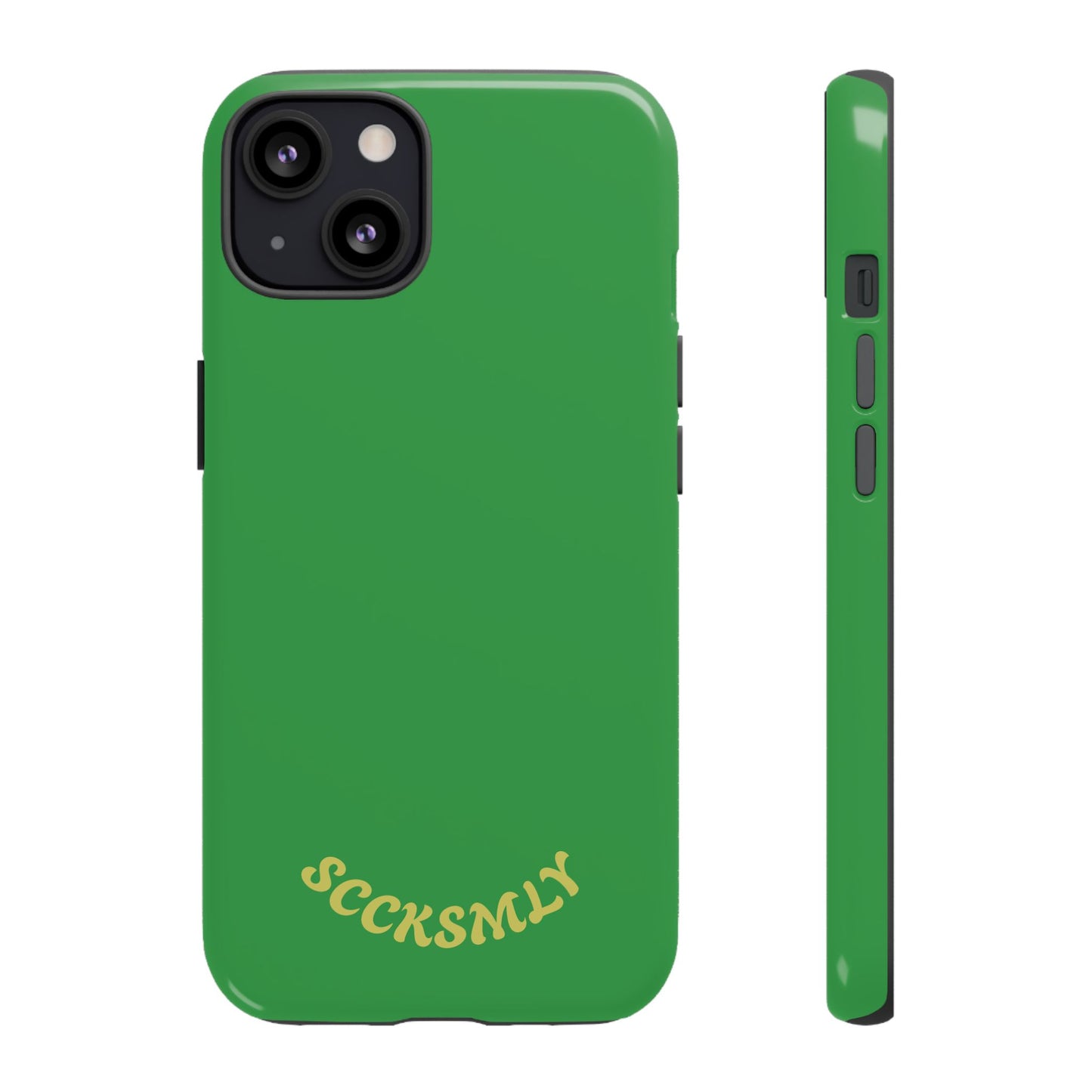 SOLID Green Grin Tough Case for Apple