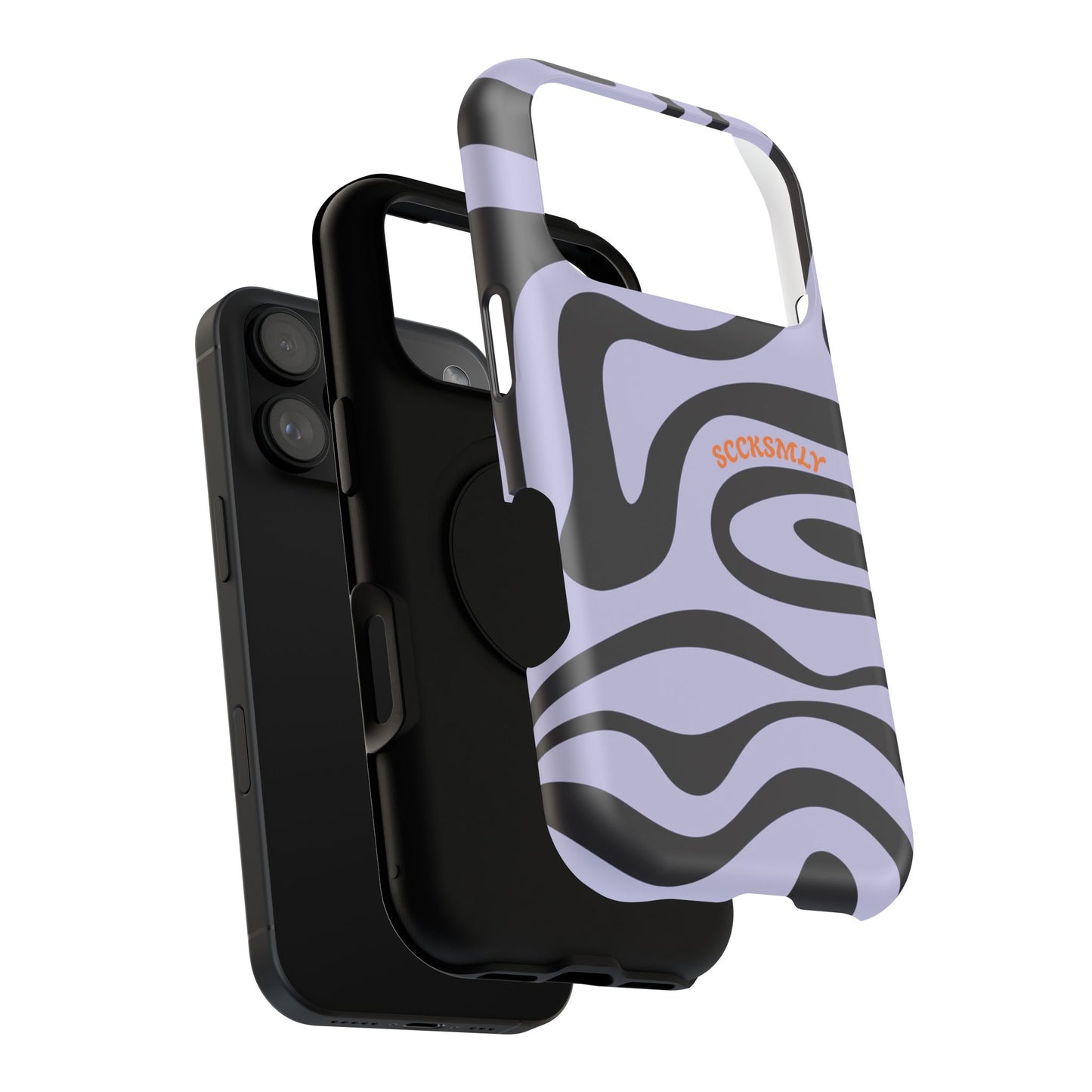Purple Swirl Phone Case for Apple