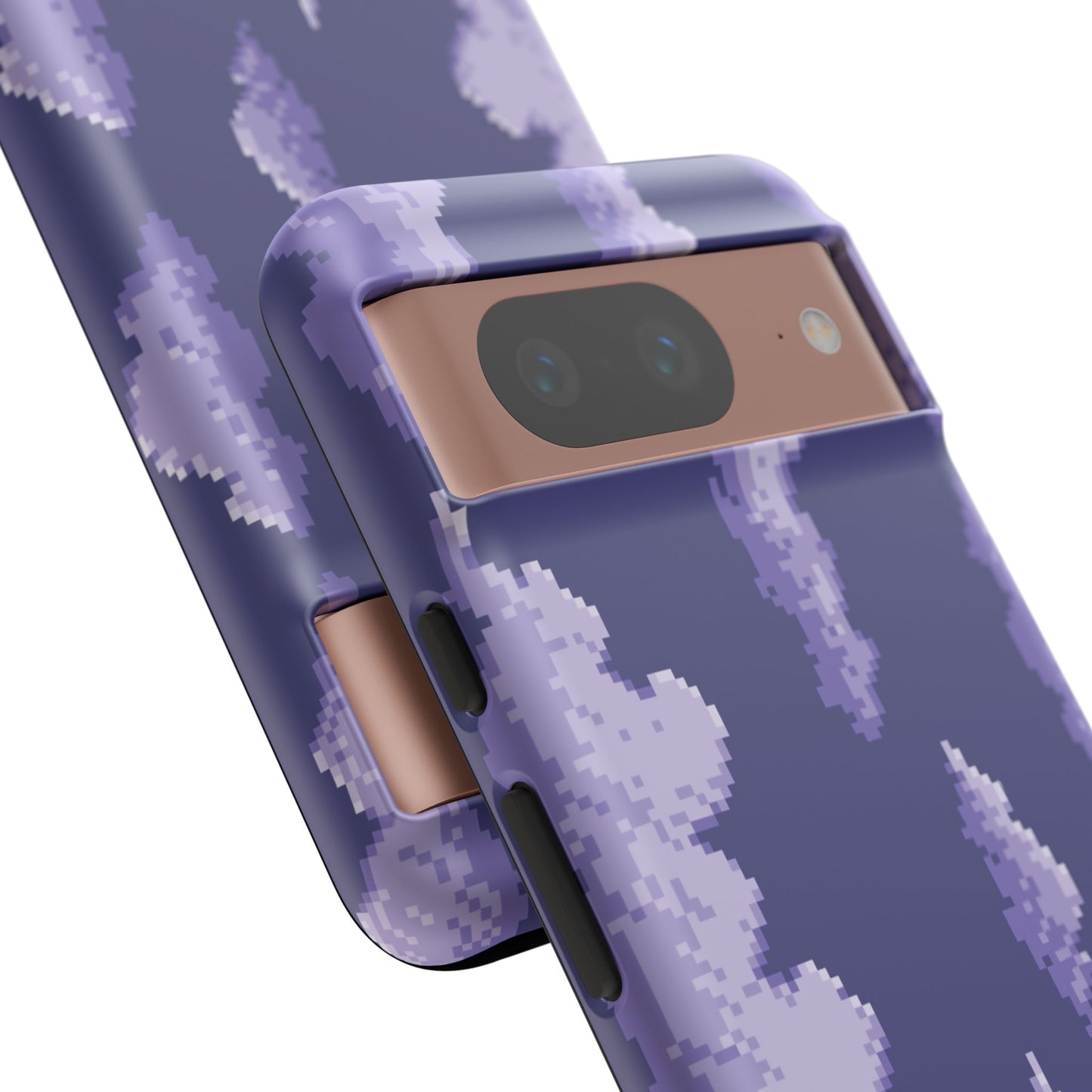 Lilac Pixel Cloud Tough Phone Case for Google Pixel