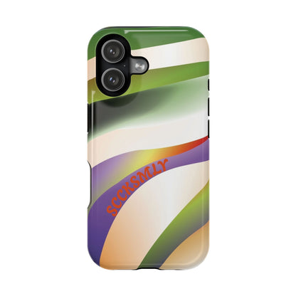 Green Waves Phone Case for Apple