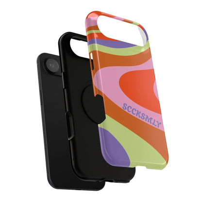 Curvy Swirl Phone Case for Apple