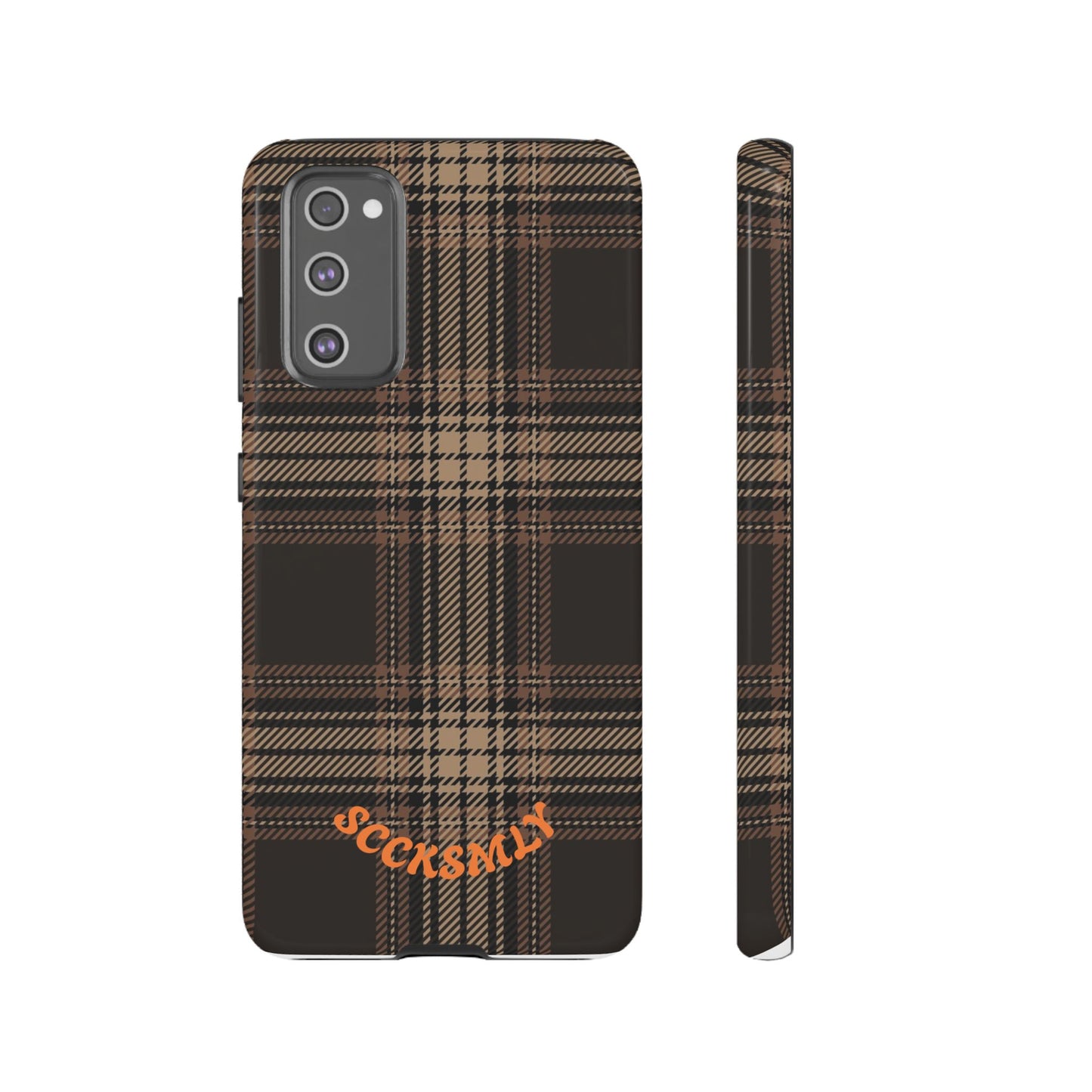 Brown Bread Plaid Tough Phone Case Samsung