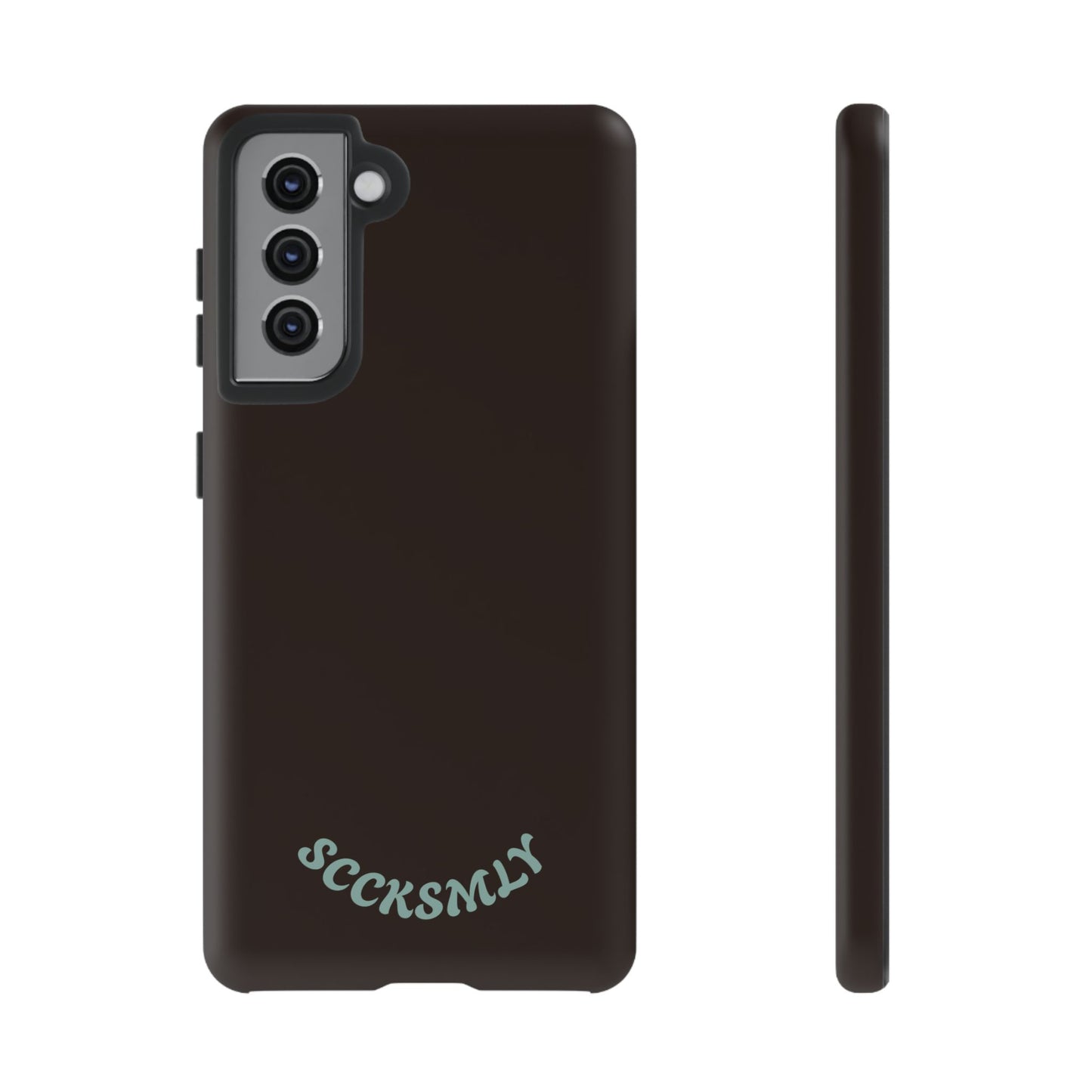 SOLID Espresso Mint Tough Phone Case for Samsung