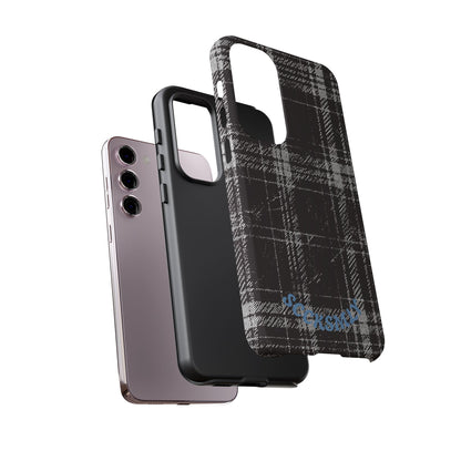 Smoky Grungy Plaid Phone Case for Samsung