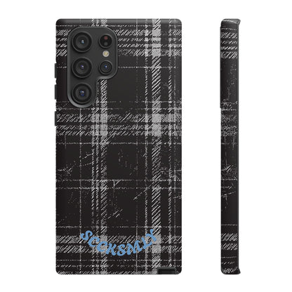 Smoky Grungy Plaid Phone Case for Samsung