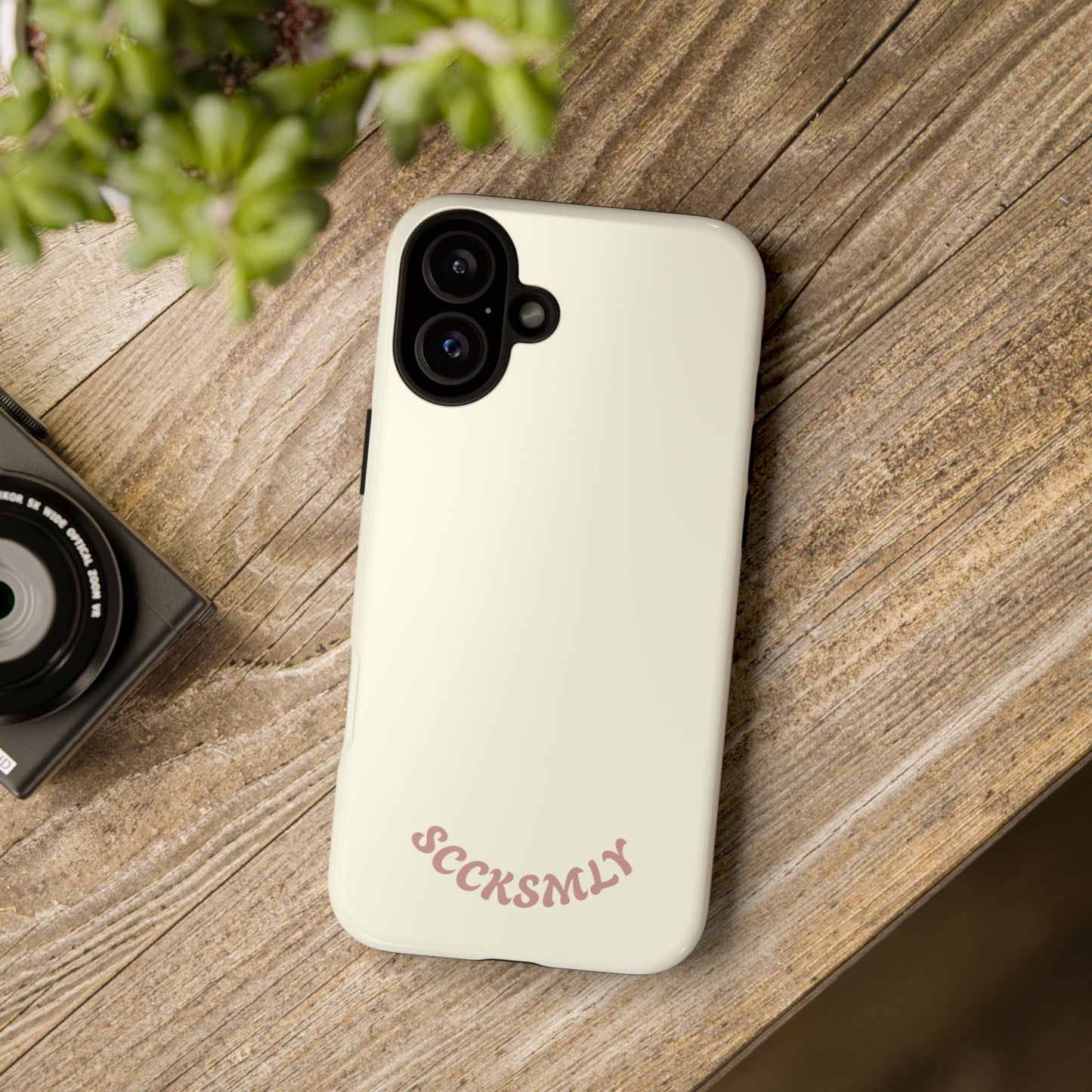 Sweet Oat Milk Tough Phone Case for Apple