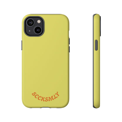 SOLID Lemon Dijon Glaze Tough Case for Apple