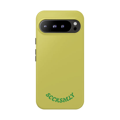 SOLID Lemon Pop Tough Case for Google Pixel