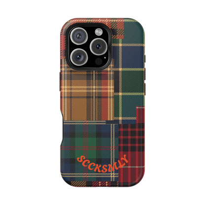 Heritage Hues Patchwork Tough Phone Case for Apple