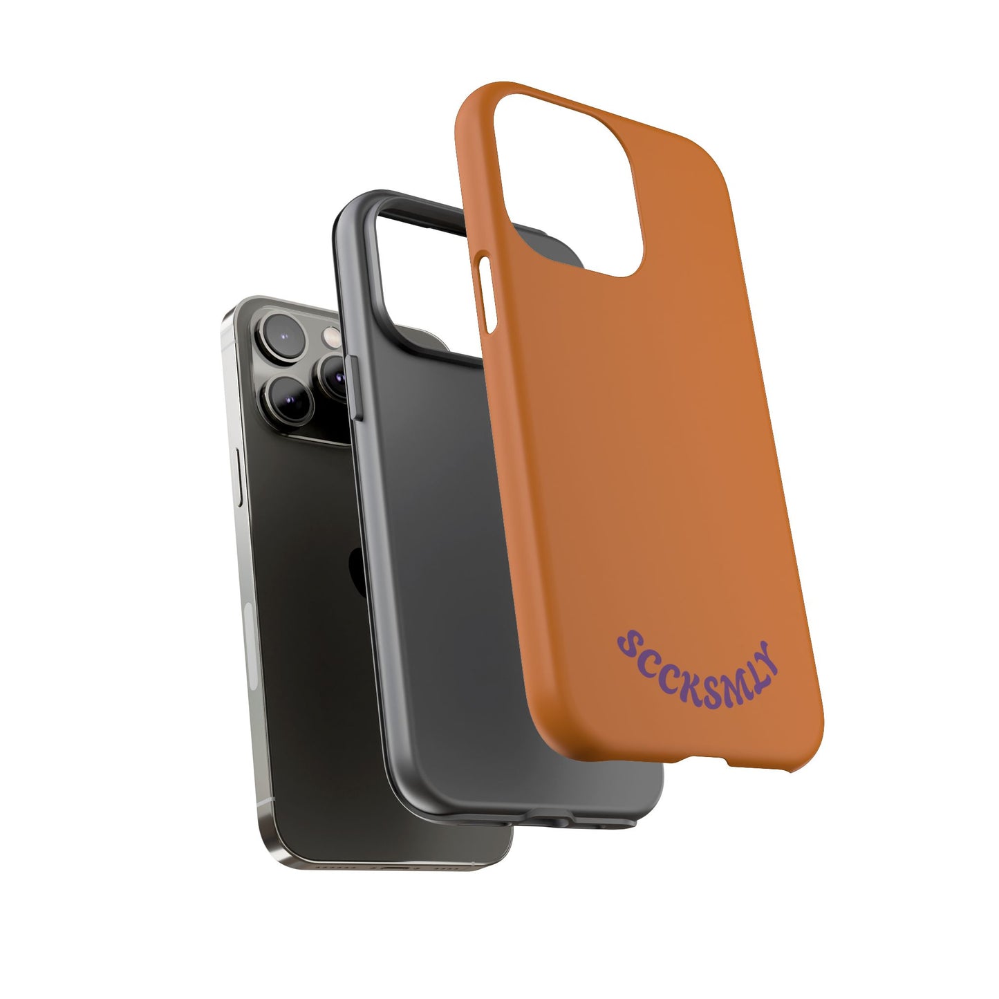 SOLID Burned Plum Tough Case for Apple