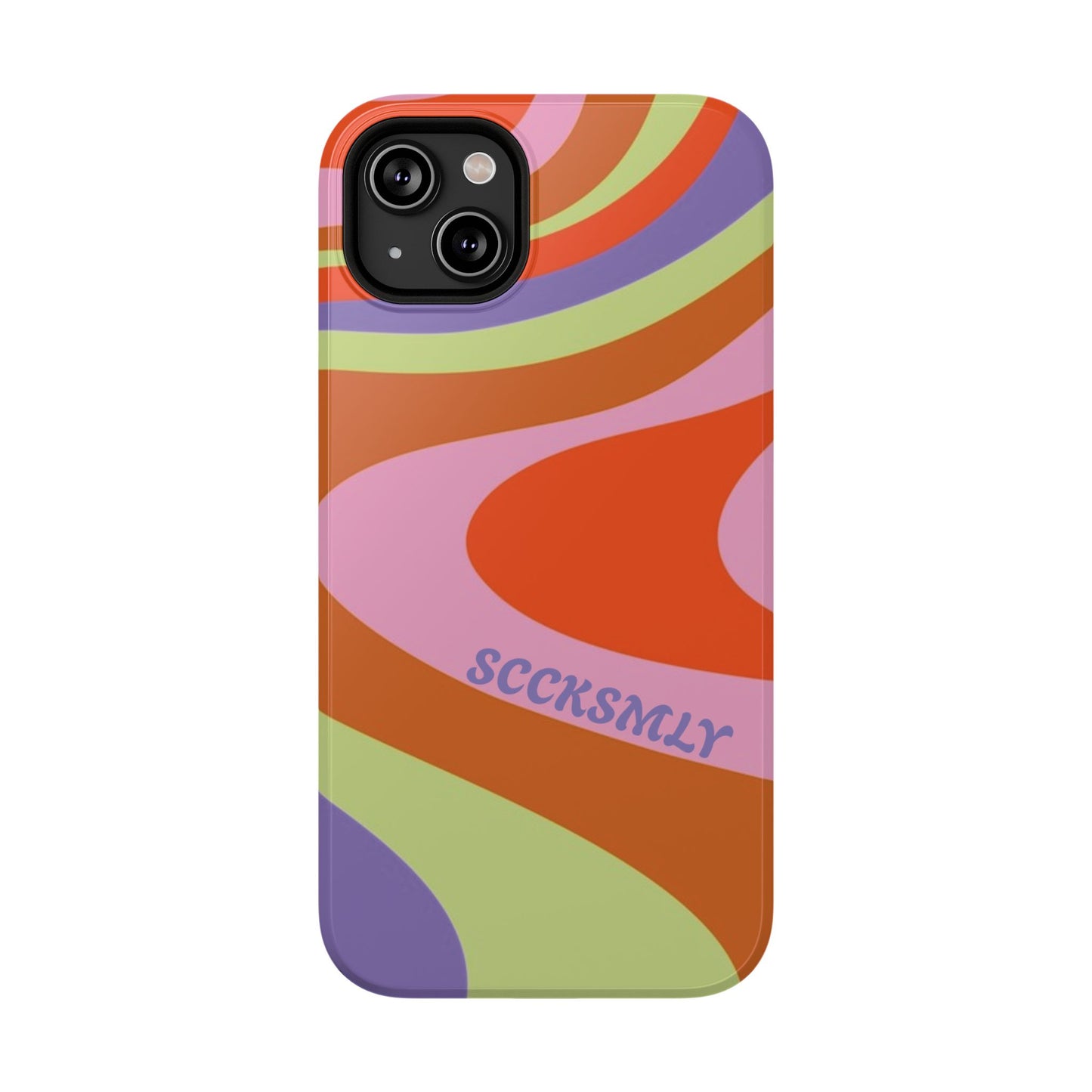 Curvy Swirl Phone Case for Apple