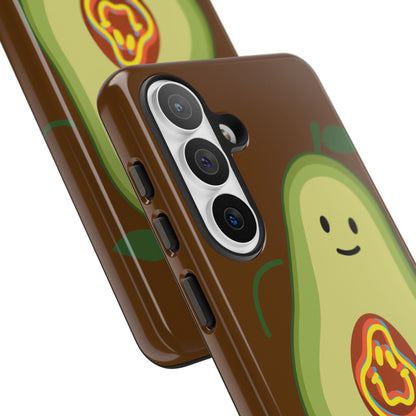 Playful Vegan Avocado Phone Case for Samsung