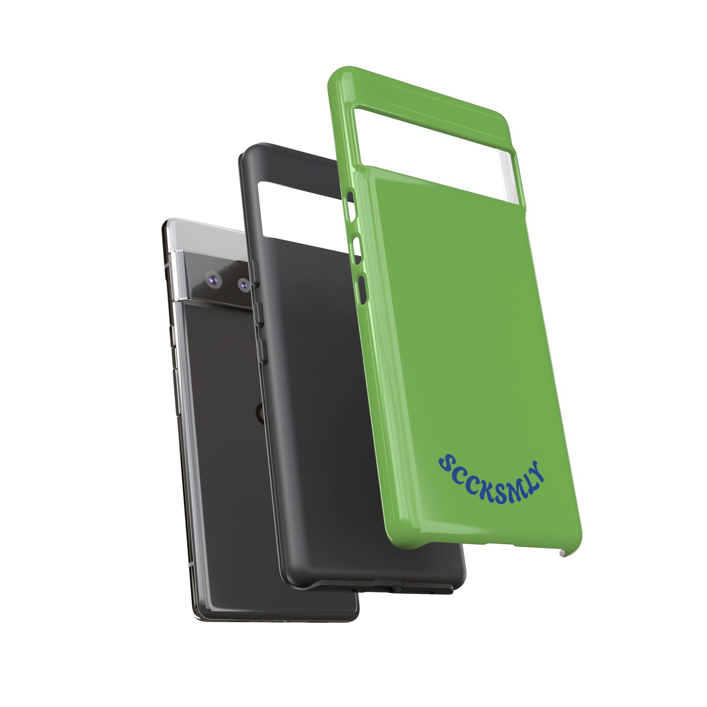 SOLID Matcha Moss Tough Phone Case for Google Pixel