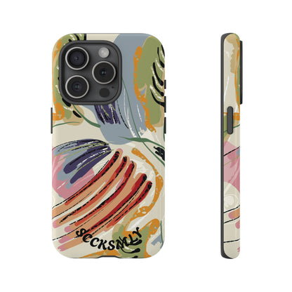 Botanical Strokes Palette Tough Phone Case for Apple
