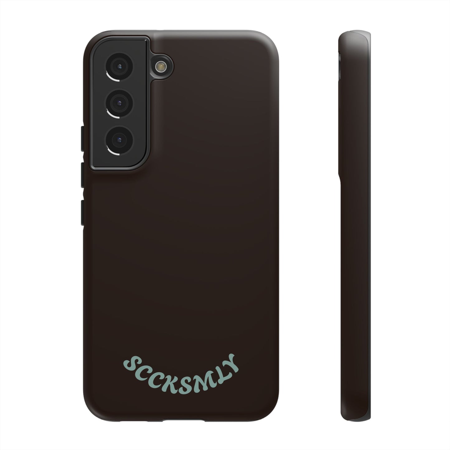 SOLID Espresso Mint Tough Phone Case for Samsung