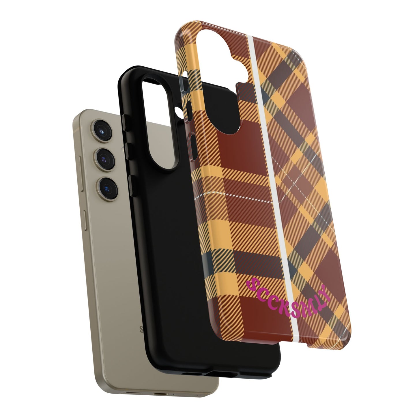 Autumn Plaid Phone Case for Samsung