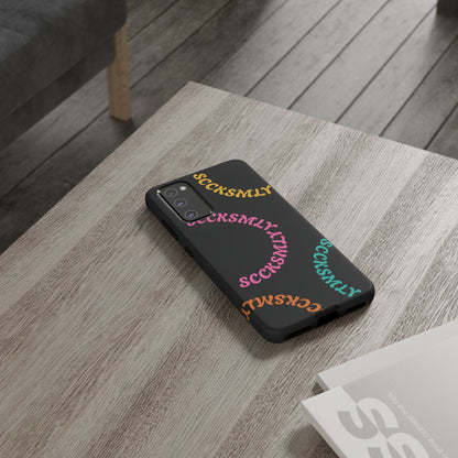 Y2K Wavy Script Tough Case for Samsung
