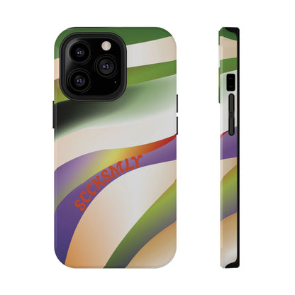 Green Waves Phone Case for Apple