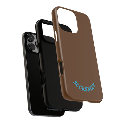 SOLID Chocolate Coco Tough Case for Apple