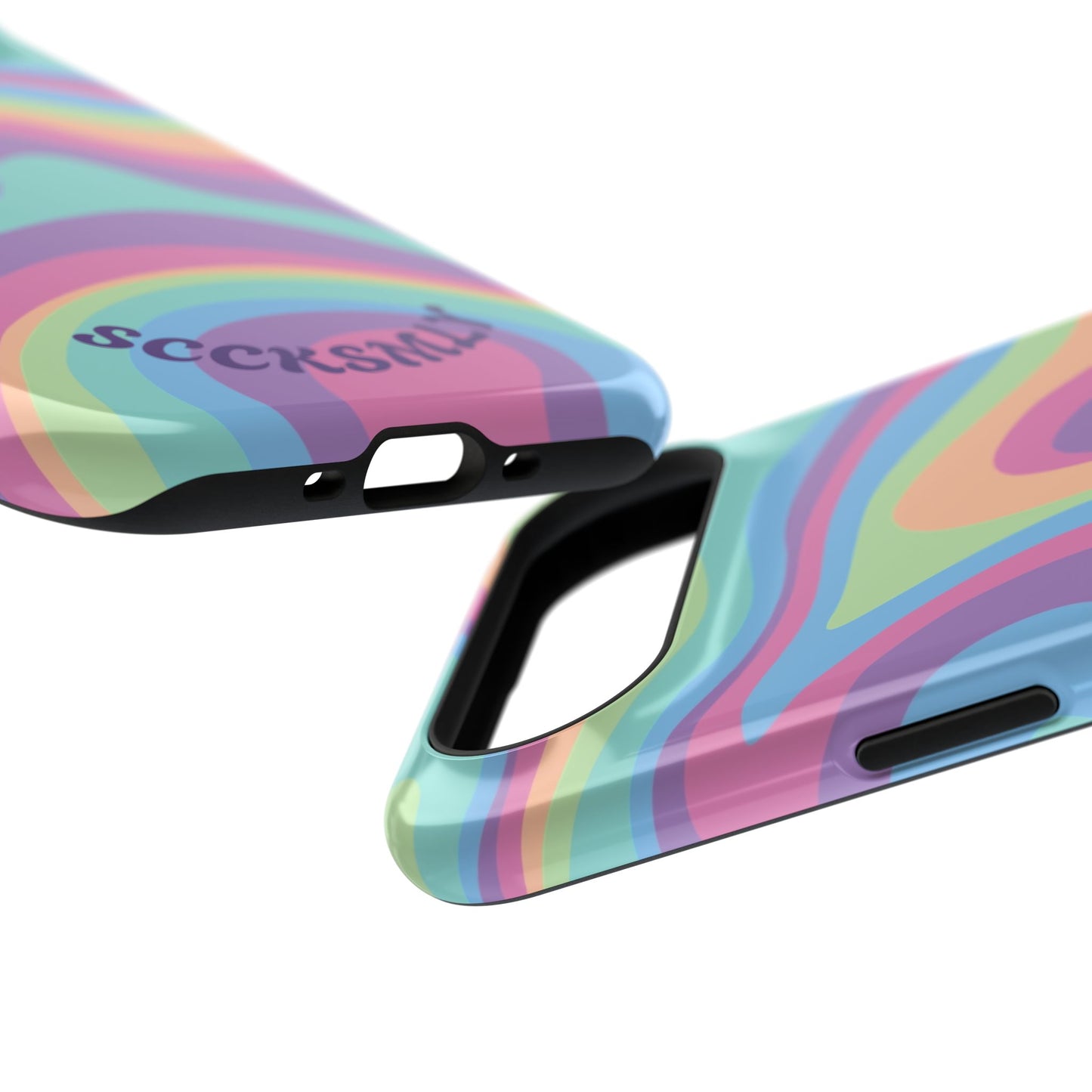 Pastel Swirl Phone Case for Apple
