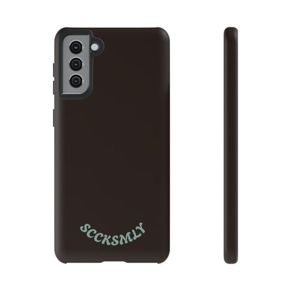 SOLID Espresso Mint Tough Phone Case for Samsung