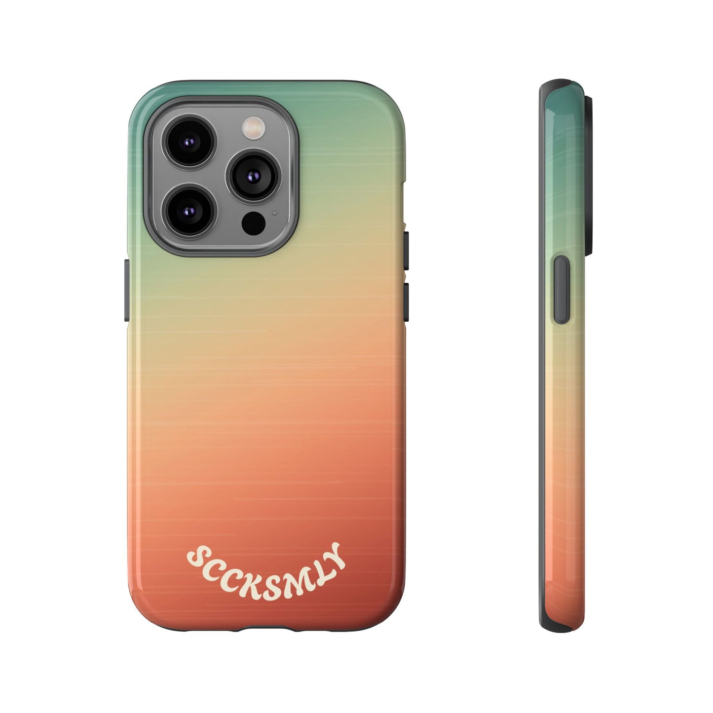 Warm Ombré Tough Phone Case for Apple