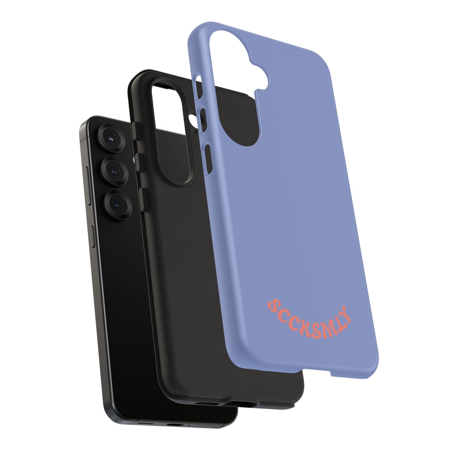 Periwinkle Blue Tough Phone Case for Samsung