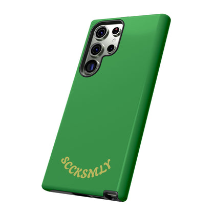 SOLID Green Grin Tough Case for Samsung