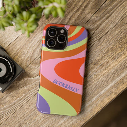 Curvy Swirl Phone Case for Apple