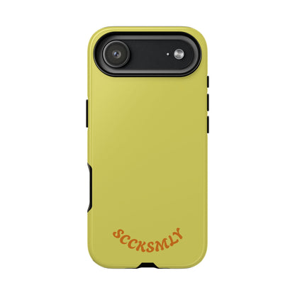 SOLID Lemon Dijon Glaze Tough Case for Apple