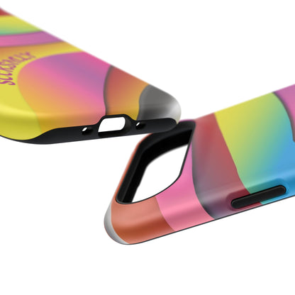Modern Retro Rainbow Phone Case for Apple