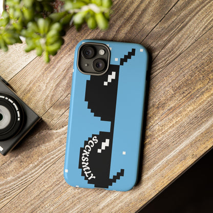Pixel Glass Tough Phone Case for Apple
