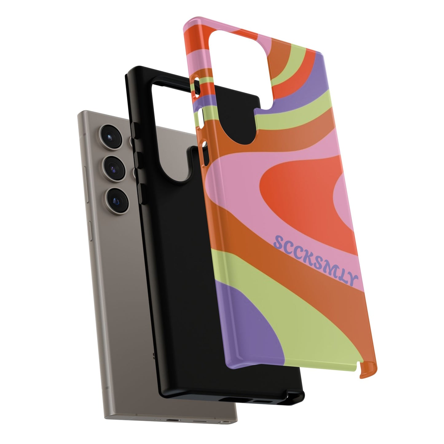 Curvy Swirl Phone Case for Samsung