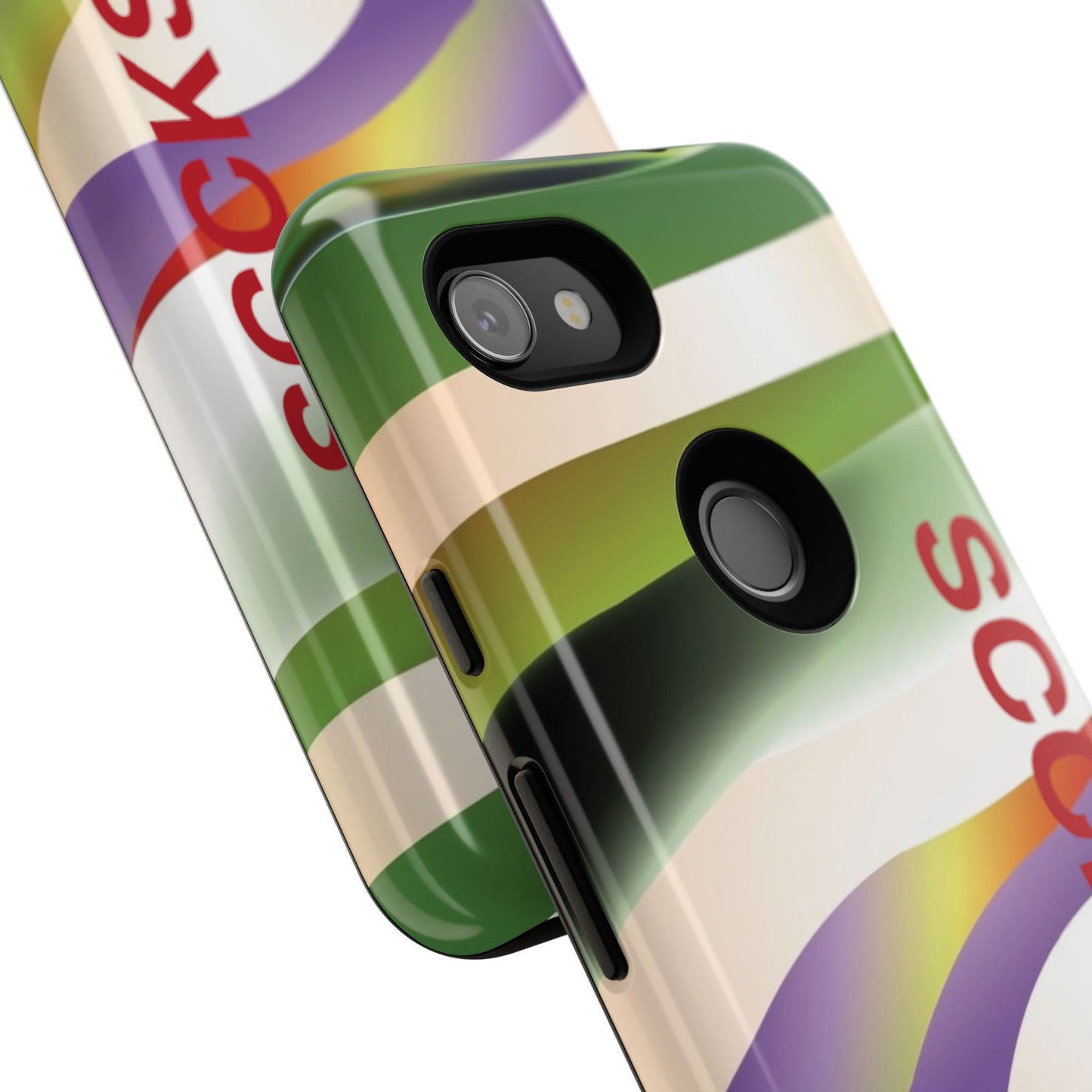 Green Waves Phone Case for Google Pixel