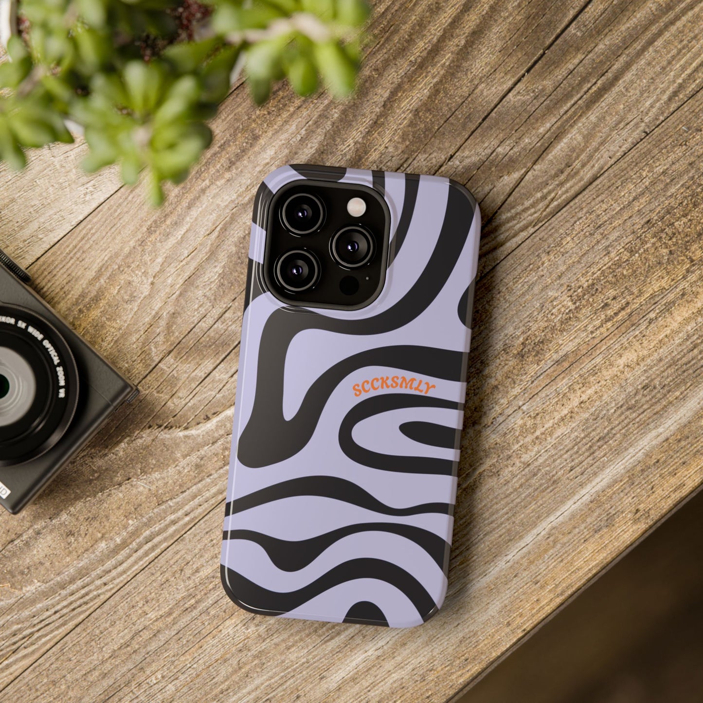 Purple Swirl Phone Case for Apple