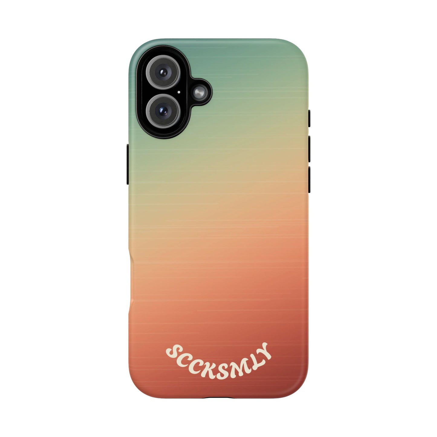 Warm Ombré Tough Phone Case for Apple