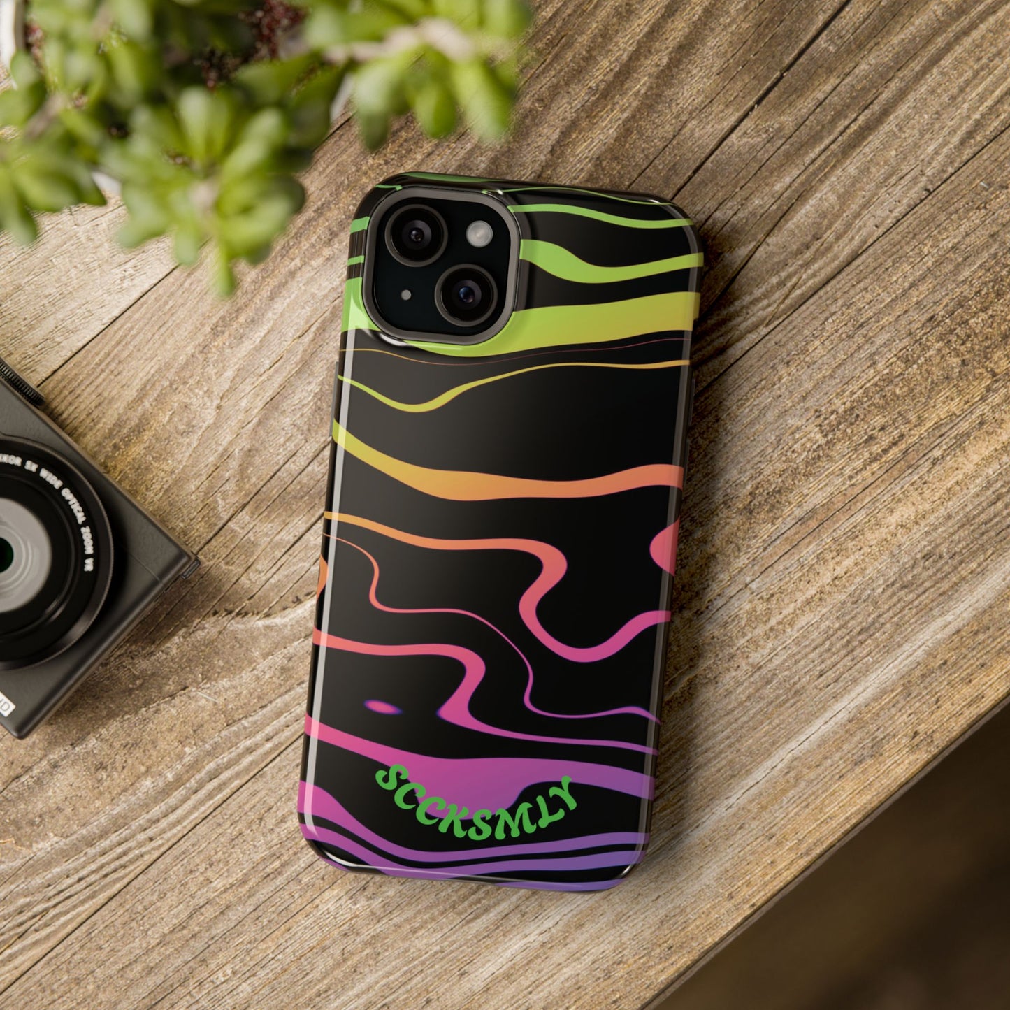 Dark Rainbow Phone Case for Apple