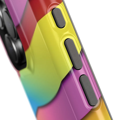 Modern Retro Rainbow Phone Case for Apple