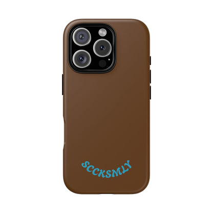 SOLID Chocolate Coco Tough Case for Apple