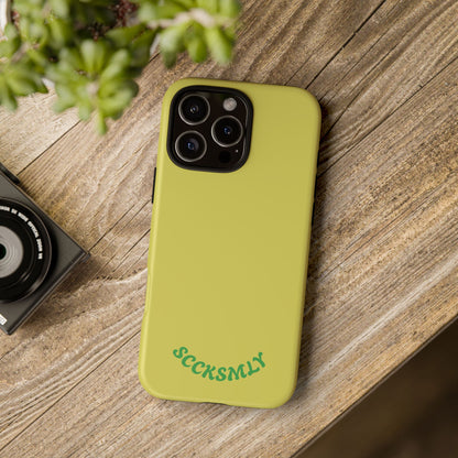 SOLID Lemon Pop Tough Case for Apple