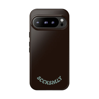 SOLID Espresso Mint Tough Phone Case for Google Pixel