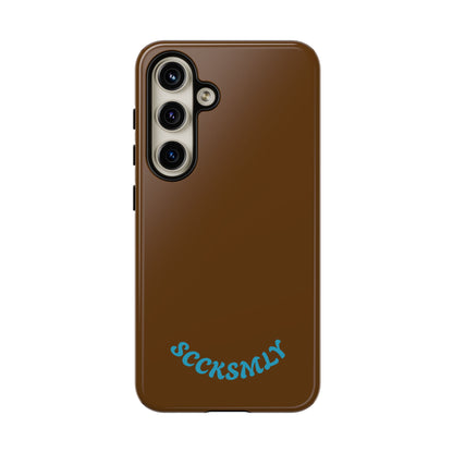 SOLID Chocolate Coco Tough Case for Samsung