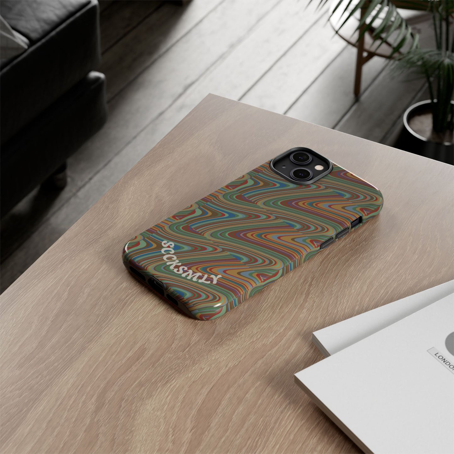 Earthly Waves Tough Phone Case for Apple