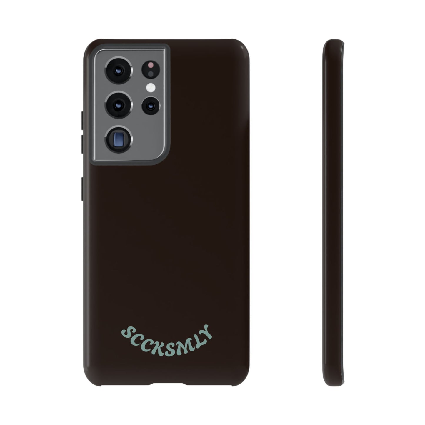 SOLID Espresso Mint Tough Phone Case for Samsung