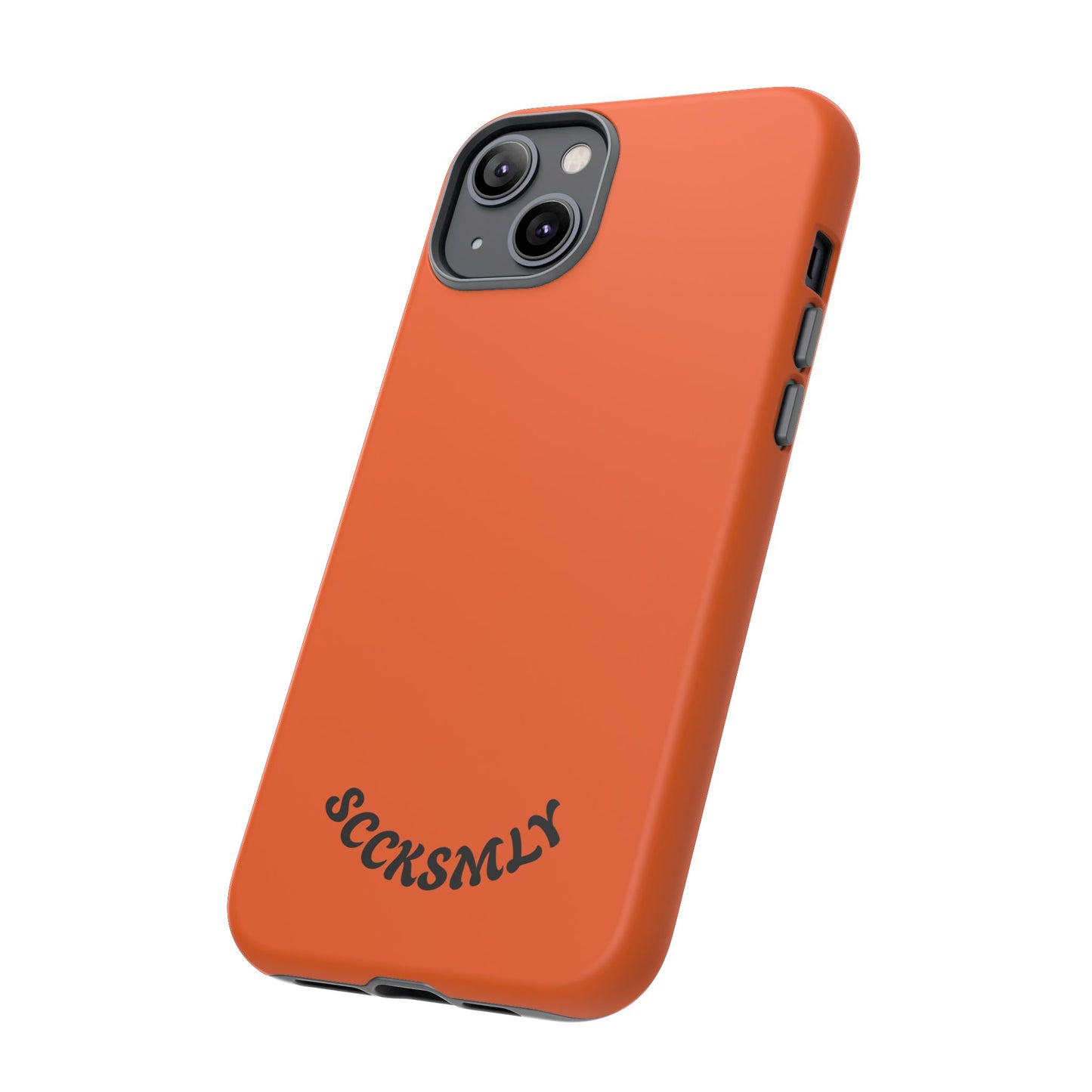 SOLID Tangerine Tough Case for Apple