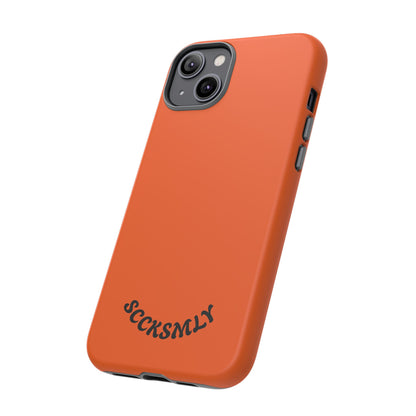 SOLID Tangerine Tough Case for Apple